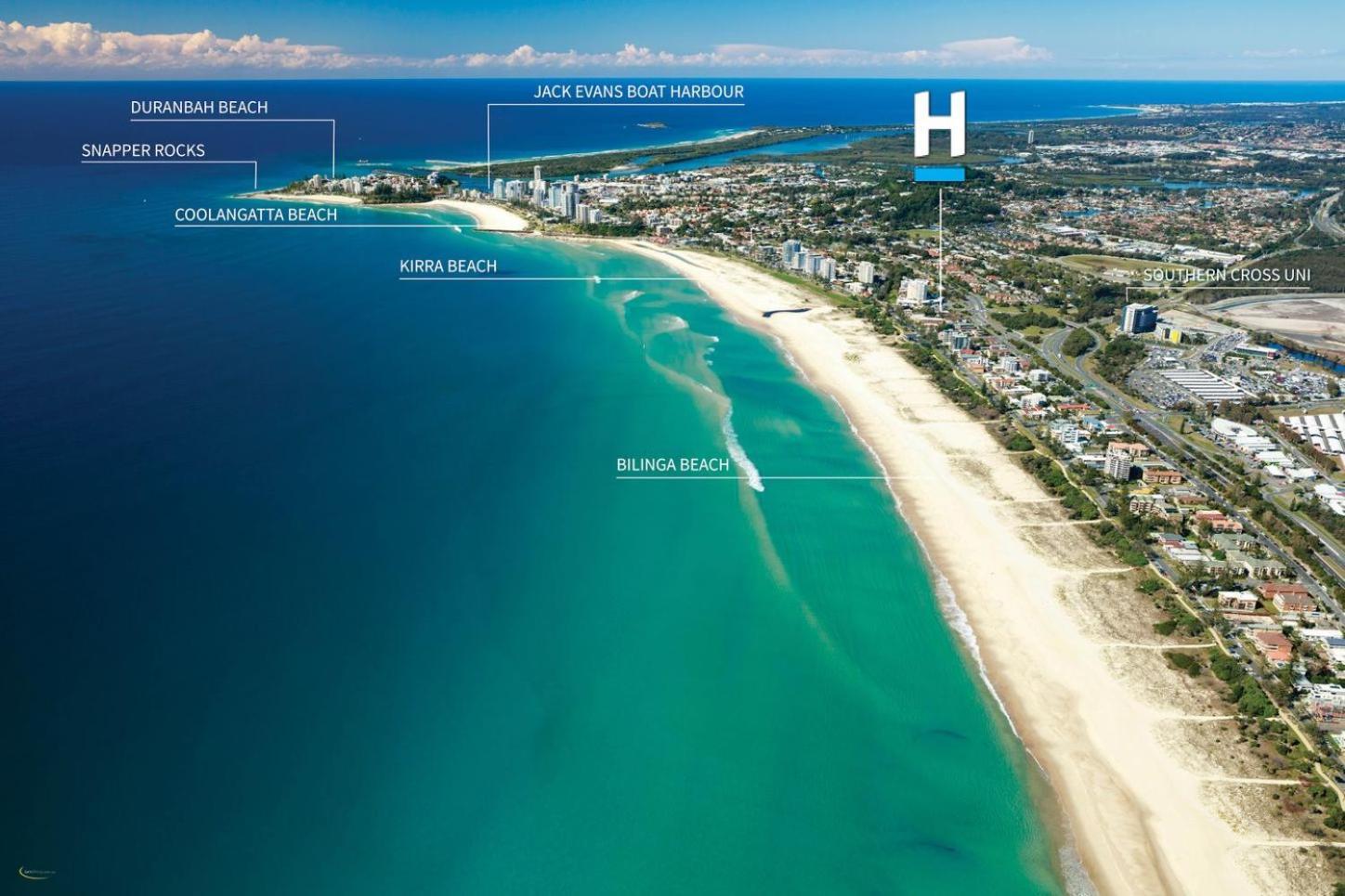 Bila Vista Kirra Beachside Apartments Gold Coast Exterior photo